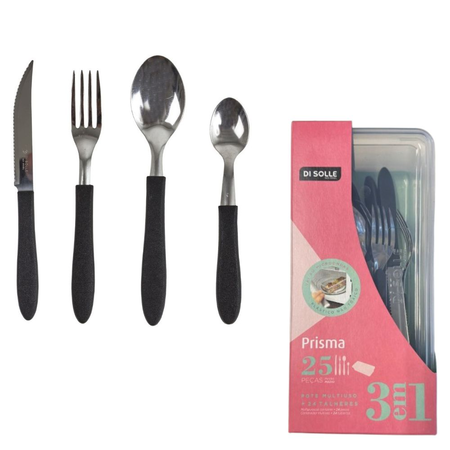 Juego de Cubiertos x 24 pzas  Hermético  6 personas