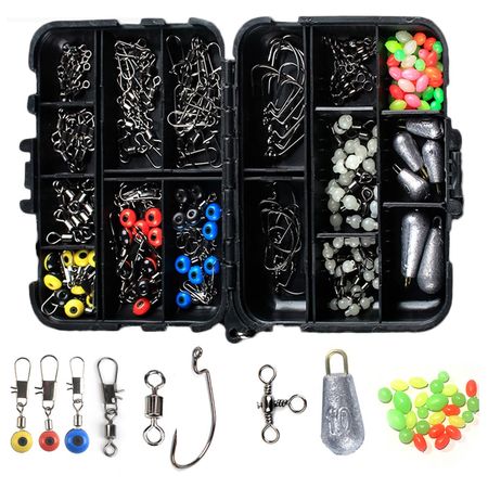 Kit de Accesorios De Pesca Gadnic 177 Unidades Anzuelos