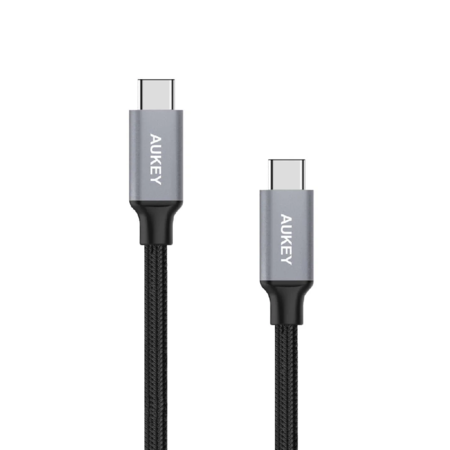 Cable USB-C a USB-C Aukey de 2 m con carga rápida 3.0