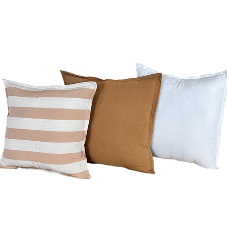 Combo 3 almohadones Tusor 50x50 - Diseño O