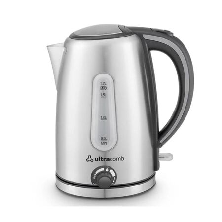 PAVA ELECTRICA ULTRACOMB PE4916 1.7 LTS 2200 WTS TERMOSTATO MATE ACERO INOX