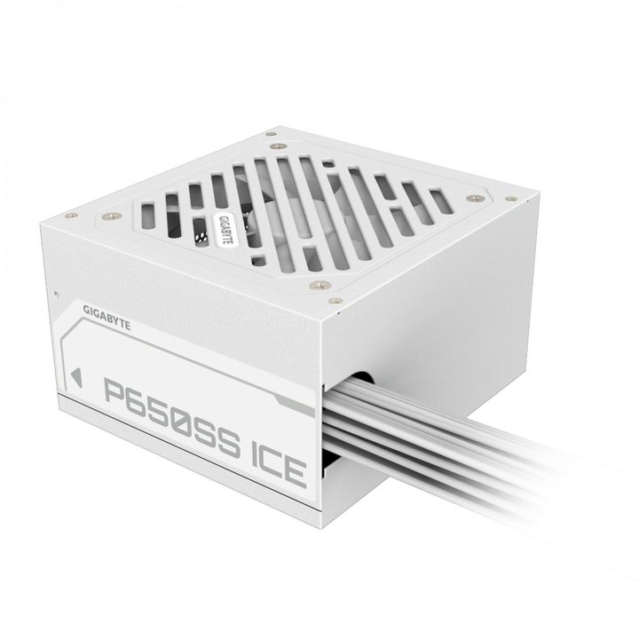 Fuente Gamer Gigabyte 650W Ice 80 Plus Silver ATX 3.0 White - Vista 4
