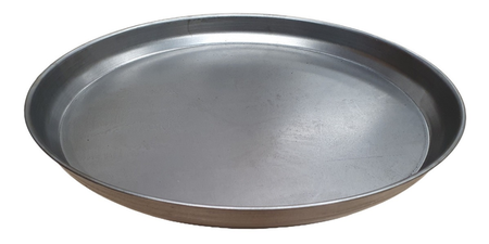 Set De 3 Pizzeras Gastronomica Chapa Liviana Lozafer 36 Cm Plateado