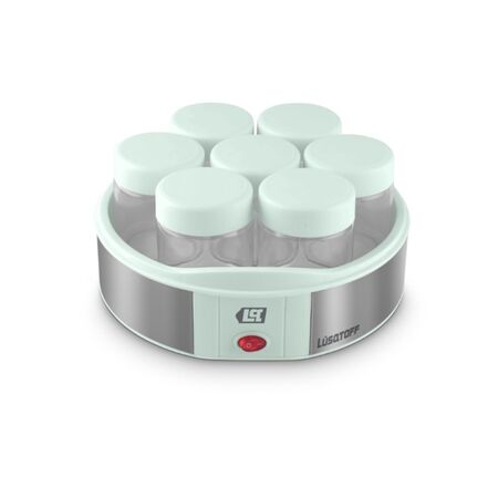 Yogurtera Electrica Lusqtoff 1.4 L Verde 7 Frascos De Vidrio
