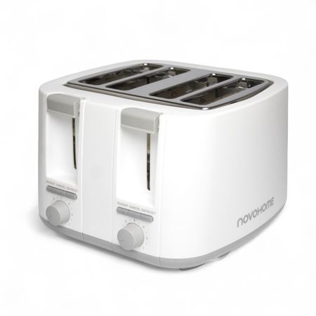 Tostadora Novohome 4 Rebanadas 7 Niv. Nh-to04 Blanca 1500w