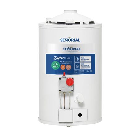 Termotanque Señorial 30Lts M-Gas Linea Zafiro Alta Recuperación