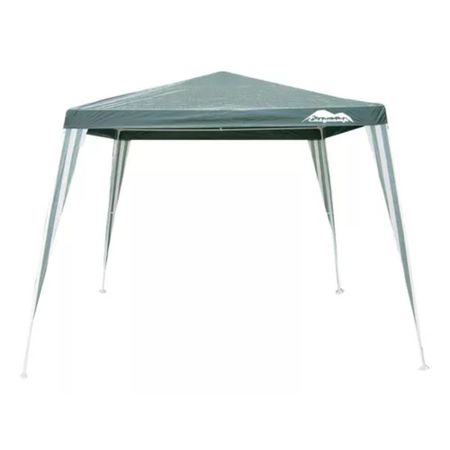 Gazebo exterior 3x3 verde oscuro para patio y eventos.