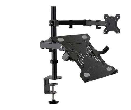 SOPORTE MONITOR Y NOTEBOOK KLIPXTREME KMM-301 13" A 32" P/ESCRITORIO (KMM-301)