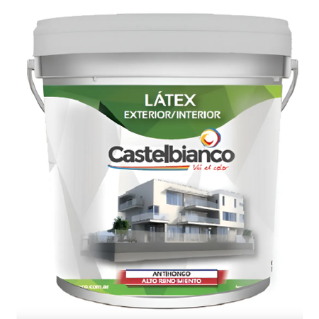 Látex Ext/Int Plus Intercas Blanco 10 L