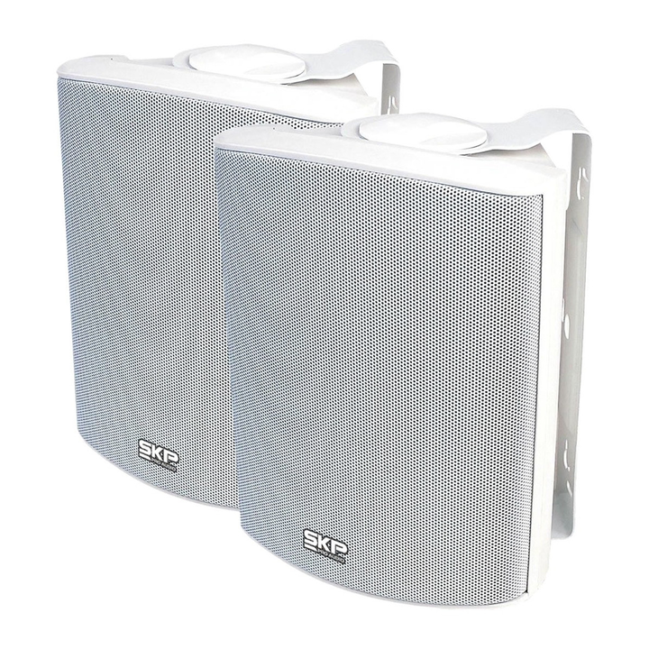 Bafles Pasivos SKP SK-108 8 Pulgadas Instalación Comercial 125W Rms Blanco x2 Unidades - Vista 2
