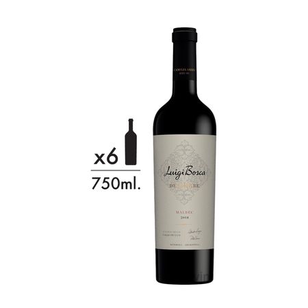 Vino Tinto Luigi Bosca de Sangre Malbec Valle de Uco Caja x 6