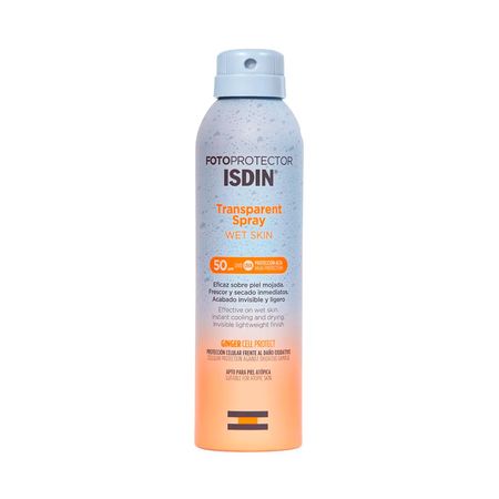 Protector Solar Isdin Transparente Spray Wet Skin 50+ 250ml