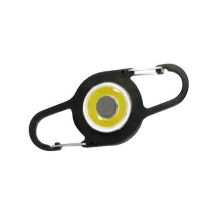 LUZ PROBATTERY LLAVERO MOSQUETON 1W BLACK (IL-E.LLAV1COB)