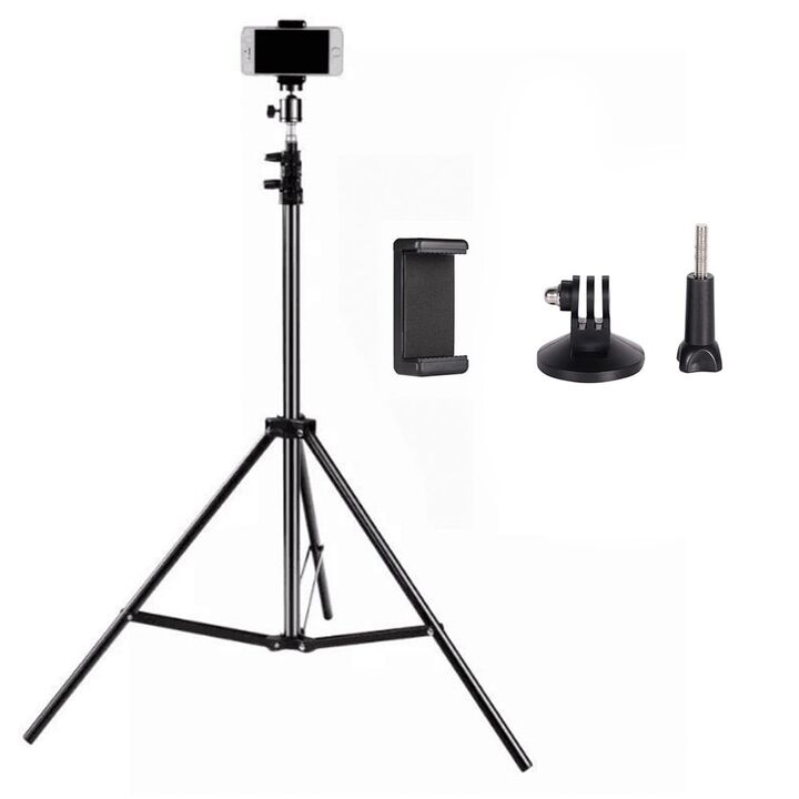 Tripode Profesional Gadnic 2,1 mts c/ Soportes para Celulares, Camaras y Fotografia - Vista 1