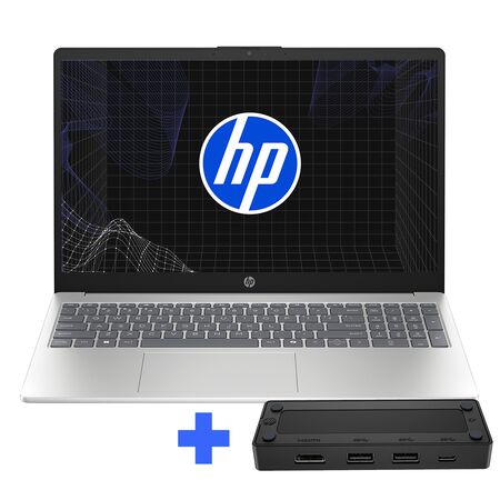 Combo Notebook Hp 15-fd0331la + Hub HP G3 USB-C Black