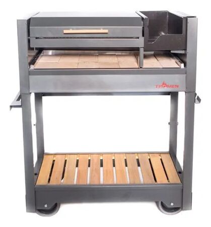 Parrilla Tromen Criolla Plancha Asadora Y Fogonero Enlozado