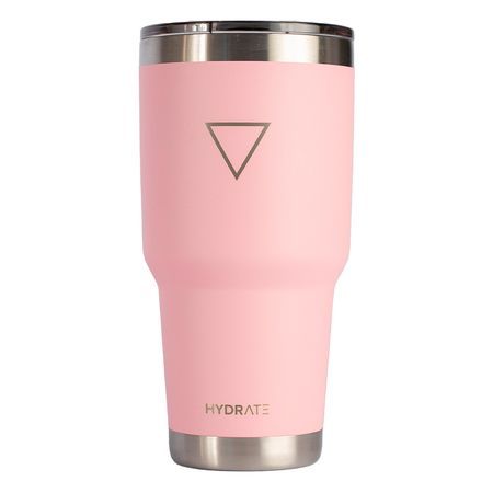 Vaso Hydrate 887 Ml Frio Calor Acero Inoxidable Rosa Pastel
