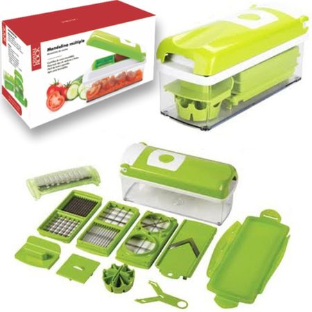 Cortador Mandolina De Vegetales Multiuso 11 Accesorios