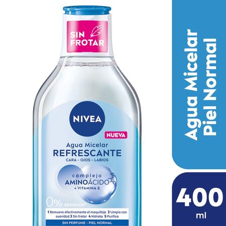 Agua Micelar 5 En 1 Refrescante Piel Normal 400 Ml