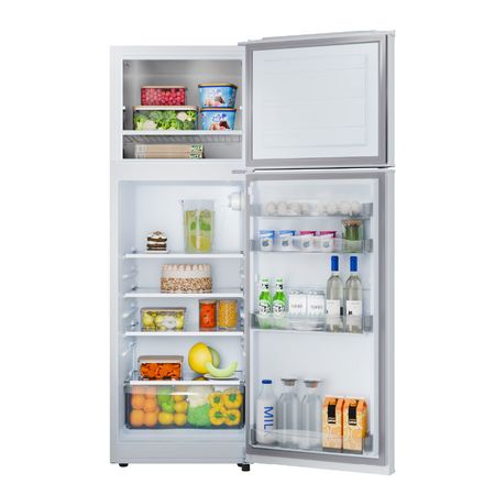 Heladera con Freezer Drean 277L Blanca Luz Led Estantes de Vidrio HDR280F50B