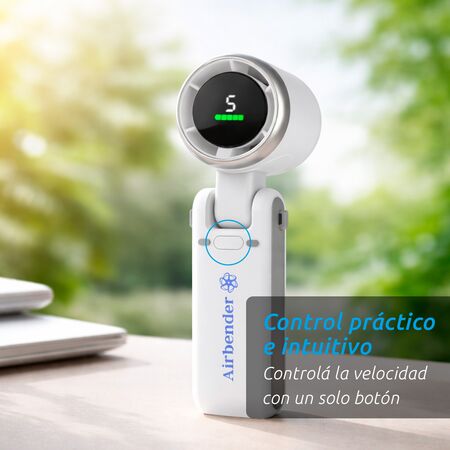 Mini Ventilador Turbo Portátil de Mano Recargable Cyclone Airbender