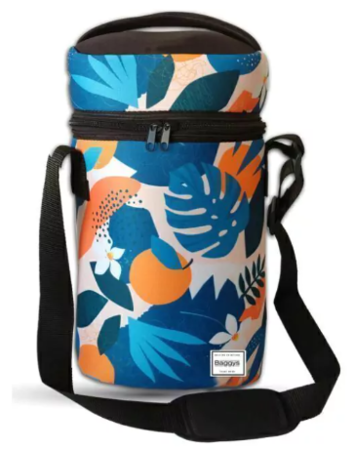 Bolso Matero Neoprene Estampado Floreado