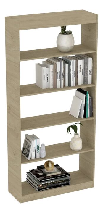 Biblioteca Alta Fiplasto Bl6004 Melamina 5 Estantes 83cm - Vista 1
