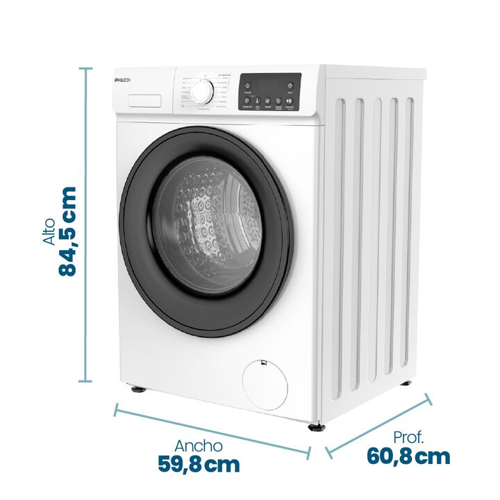 Lavarropas Philco PHLF117BN 11 Kg Blanco - Vista 3