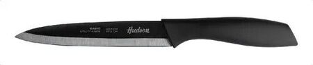 CUCHILLO UTILITARIO LINEA BASIC 5 INOX C/ANTIADHERENTE NEGRO