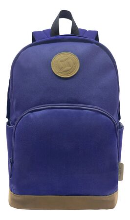 Mochila Kossok Emiro - Escolar - Urbana - Reforzada Violeta oscuro Liso