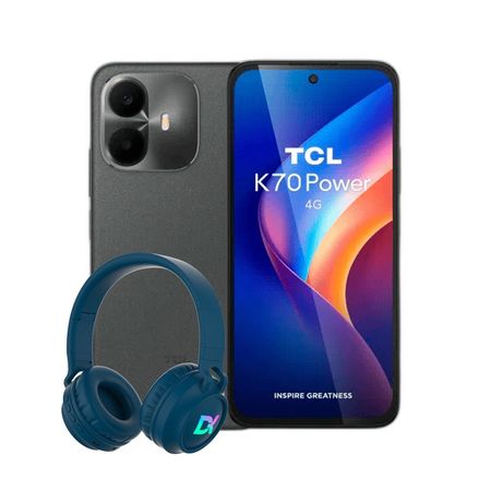 Combo TCL K70 Power 4+256GB Verde + Auriculares Dekkin Casco BT