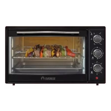 HORNO ELECTRICO EVEREST EV-35 NEGRO S/SPIEDO 1600W  - 4608170 