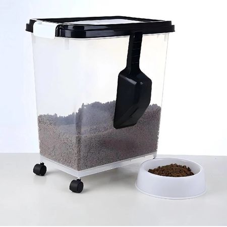 Contenedor De Alimentos 30 Lts Con Ruedas Y Cierre Hermetico ALIPR142PI