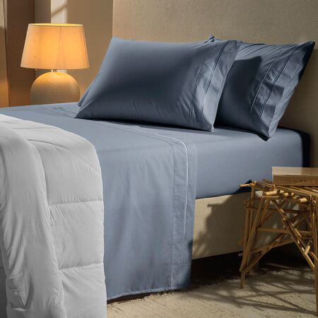 Sabanas Altenburg Suavidad Queen Size 180 Hilos Azul