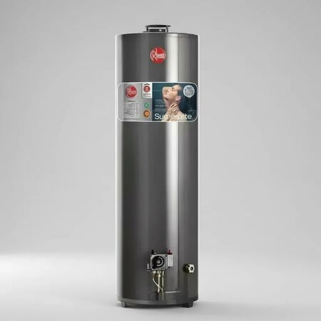 Termotanque 160 Lts A Gas Rheem Alta Potencia AP160 Color Gris