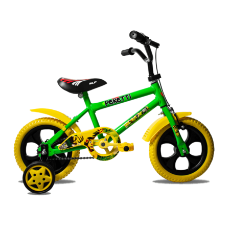 Bicicleta Peretti Rodado 12 Acero CROSS Verde