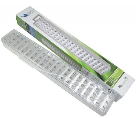 LUZ DE EMERGENCIA 60 leds recargable 220v