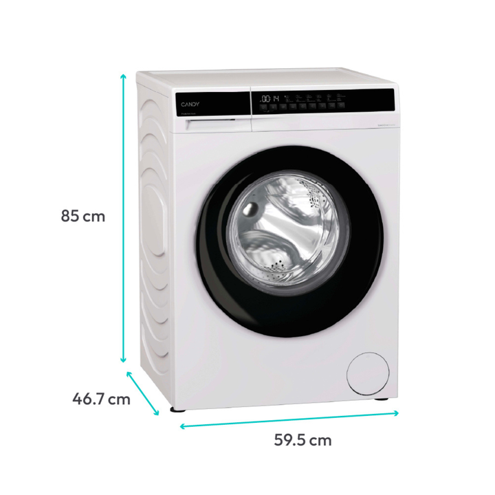 LAVARROPA CANDY FRONTAL EY26SB7 PROWASH 100 6.5KG 1200 RPM BLANCO INVERTER - Vista 2