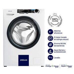 Lavarropas Drean 6kg 800 Rpm A+ Blanco LCFDR0608LB