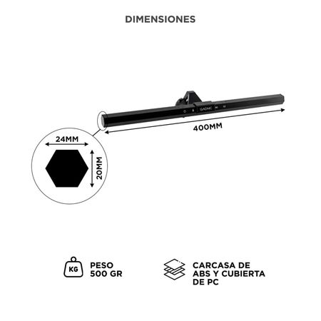 Luz Para Monitor Led Anti Luz Azul Lampara Gamer 4w