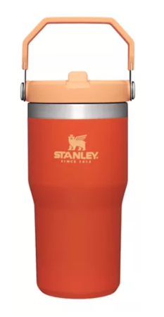 Botella Térmica Stanley Flip Straw Tumbler Tigerlily 591 Ml