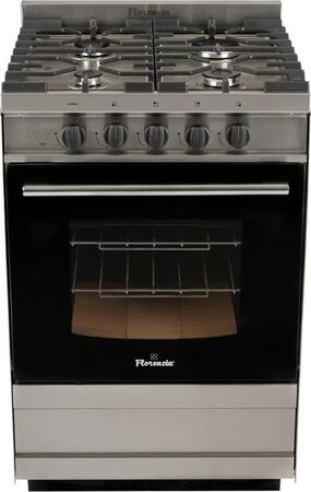 Cocina FLORENCIA 5818S semiindustrial 56 Cm Inox 4 Hornallas valvulas seguridad