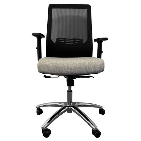 Silla de Oficina Dalton Respaldo y Altura Regulable Negra-Gris DA-LDL-933
