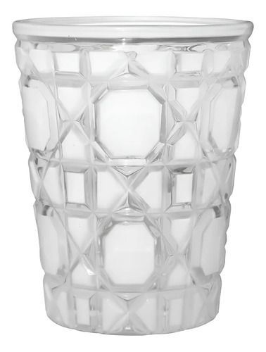 Set 6 Vasos Sakura 300ml Winterfell Blancos Vidrio Labrado Blanco - Vista 1