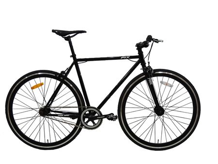 Bicicleta Fixie Fire Bird / 700x23c / Cuadro de acero / 1Vel. / Talle 56 / Negro-Gris