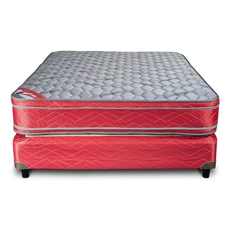 COMBO: Colchón con Resortes + Sommier Gani Red Spring Doble Euro Pillow 140x190cm