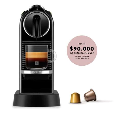 Cafetera Nespresso Citiz Negra D113-AR-BK-NE2