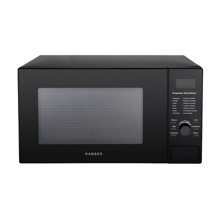 Microondas Digital Grill 25 Lts 900W Ranser Milano MO-2501DG Color Negro