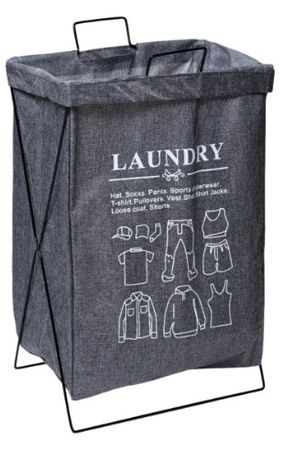 Canasto Ropa Sucia De Tela Plegable Tijera