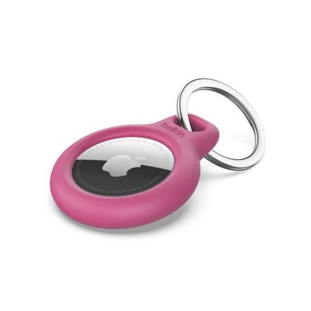 Funda Belkin Secure Holder con llavero para AirTag Rosa